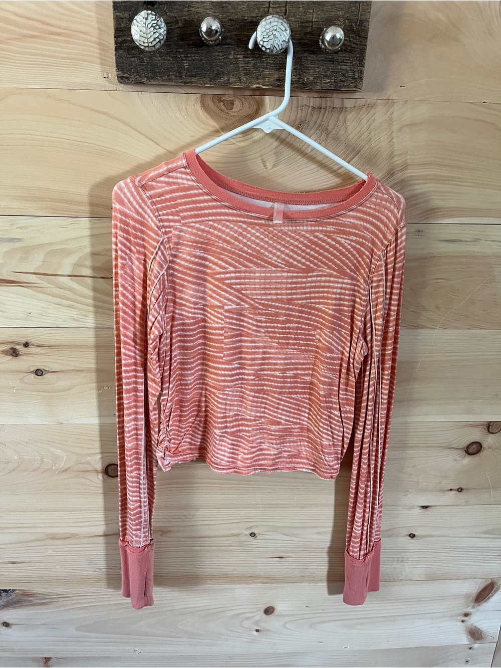 Free People Printed Best Life Layering Tee Size Large flaw